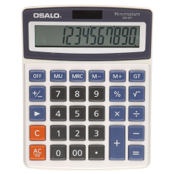 Калькулятор настольный, 200*158*40 мм, 12 разрядов OSALO 231412