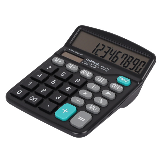 Калькулятор настольный, 148*120*40 мм, 12 разрядов OSALO 231416