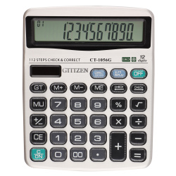 Калькулятор настольный, 12 разрядов, питание двойное, 195*155*40 мм GTTTZEN 231427