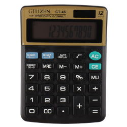 Калькулятор настольный, 12 разрядов, питание двойное, 152*110*35 мм GTTTZEN 231422