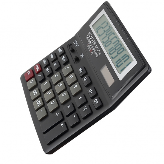 Калькулятор настольный, 157*156*33 мм, 14 разрядов SKAINER SK-504II