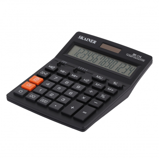 Калькулятор настольный, 180*140*40 мм, 14 разрядов SKAINER SK-114