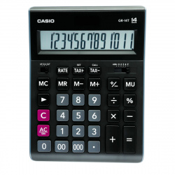 Калькулятор настольный, 14 разрядов, питание двойное, 209*155*35 мм Casio GR-14Т-W-EP