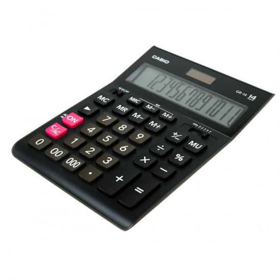 Калькулятор настольный, 14 разрядов, питание двойное, 209*155*35 мм Casio GR-14-W-EP