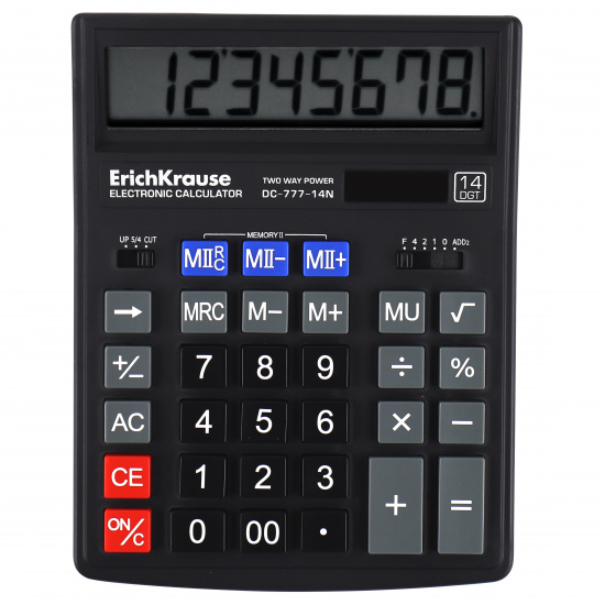 Калькулятор настольный, 198*148*30 мм, 14 разрядов Erich Krause 37774