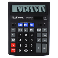 Калькулятор настольный, 16 разрядов, 198*148*37 мм Erich Krause 37776
