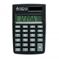 Калькулятор карманный, 8 разрядов, питание двойное, 88*58*11 мм MC2 BCP-100