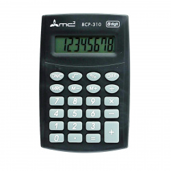 Калькулятор карманный, 8 разрядов, питание батарея, 95*65*8 мм MC2 BCP-310