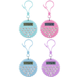 Калькулятор, карманный, 50*50*8 мм, 8 разрядов, 4 вида, Mazari, M-4968