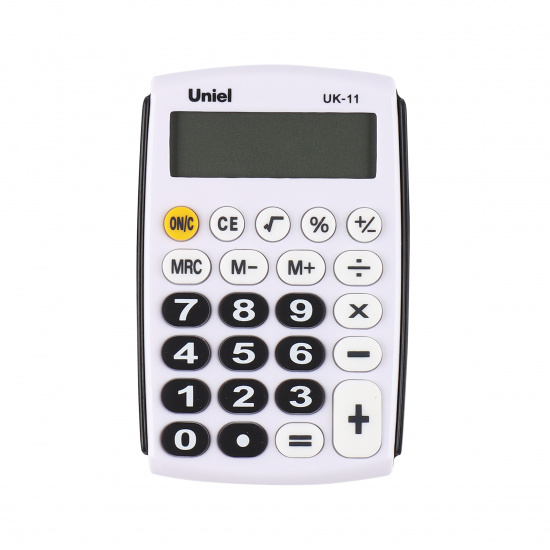 Калькулятор карманный, 97*62*11 мм, 8 разрядов Uniel CU103