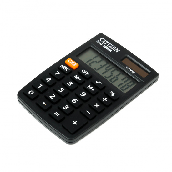 Калькулятор карманный, 88*58*10 мм, 8 разрядов Citizen SLD-100NR
