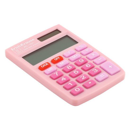 Калькулятор карманный, 88*58*8 мм, 8 разрядов PC-101 Pastel Erich Krause 62007