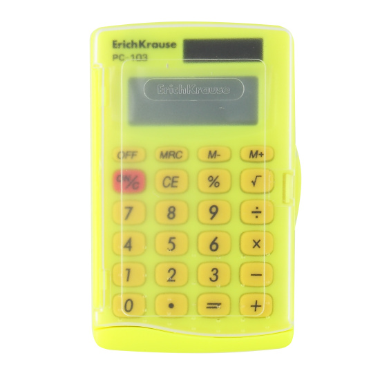 Калькулятор карманный, 94*60*8 мм, 8 разрядов PC-103 Neon Erich Krause 62018