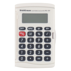 Калькулятор карманный, 90*60*8 мм, 8 разрядов PC-131 Classic Erich Krause 62015