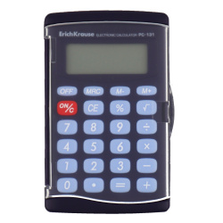Калькулятор карманный, 90*60*8 мм, 8 разрядов PC-131 Classic Erich Krause 62016