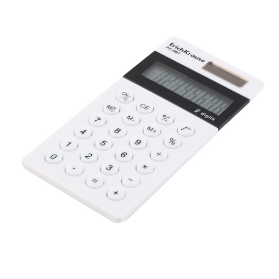 Калькулятор карманный, 120*55*10 мм, 8 разрядов PC-987 Classic Erich Krause 62009