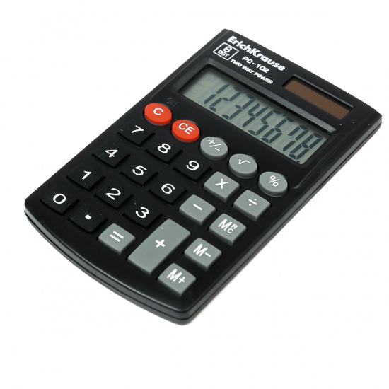 Калькулятор карманный, 98*62*5 мм, 8 разрядов Erich Krause 40102