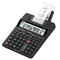 Калькулятор с печат Casio (12 разр) HR-150RCE-WA-EC 295*165*65мм черн
