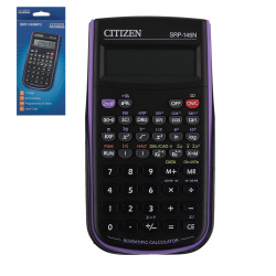 Калькулятор инженер Citizen (8+2разр) SRP145NPU 154*84*19мм (86 функц) черн