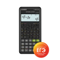 Калькулятор инженерный 10+2 разрядов Casio FX-82ESPLUS-2-SETD питание от батарейки 162*80*14мм (252 функций) черный