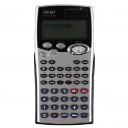 Калькулятор инженерный, 10+2 разряда, питание двойное, 159*80*19 мм US-34K Uniel (249 функций)