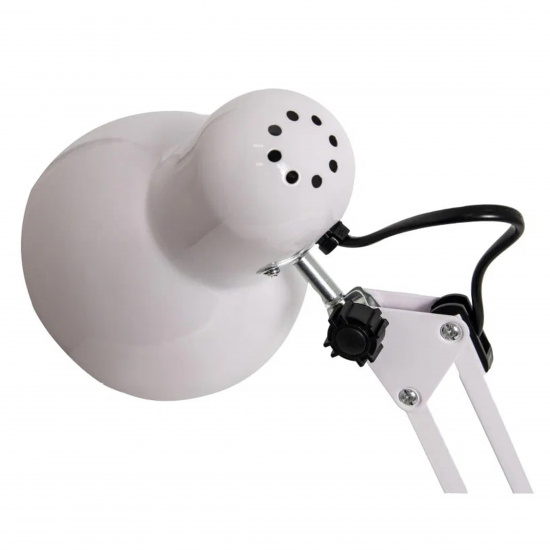 Светильник на струбцине + подставка ULTRA LIGHT MT2001 A/C белый (220V, 40W, E27)