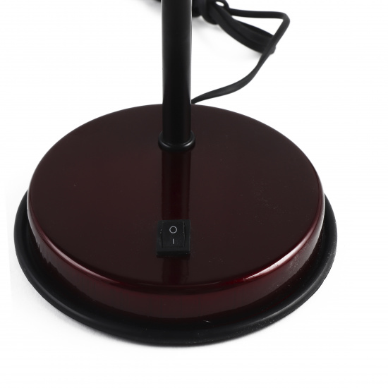 Светильник на подставке Лазурит HT-2077А (вишневый перламутр, 220 V, 60 Вт, Е27, упаковка и лампа в компл. не вх.)