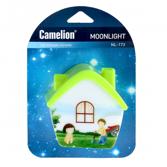 Светильник-ночник Camelion NL-173 "Домик" 220В, 4 Led