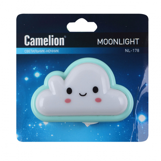 Светильник-ночник Camelion NL-178 "Облако" 220В, 4 Led