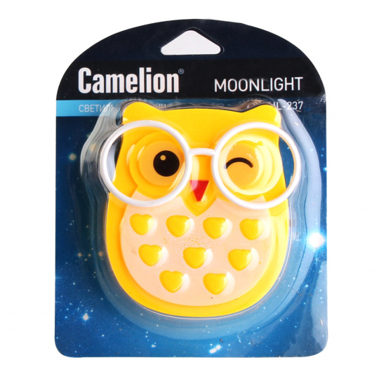 Светильник-ночник Camelion NL-237 "Сова" 220В, Led
