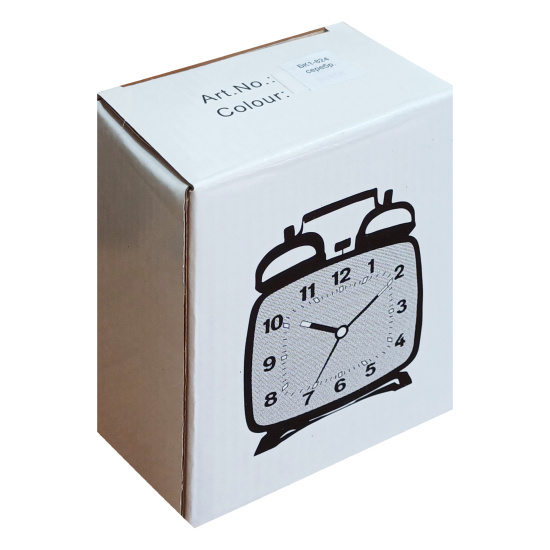 Часы-будильник настольные Zaritron БК1-824 серебро
