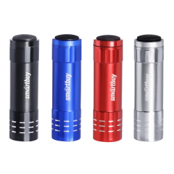Фонарик SmartBuy SBF-103-B (9 св./диодов, батарейка/аккум.)