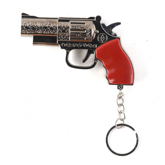 Фонарик-брелок 5см Пистолет (1 св./диод) CJ211/84398