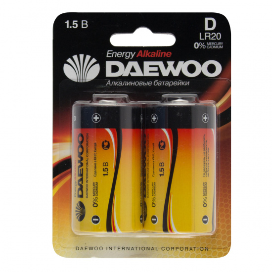 Батарейка Daewoo LR20 2*BL