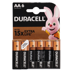 Батарейка Duracell LR06 BASIC/NEW  BL-6