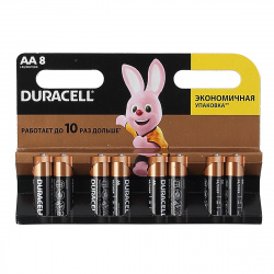 Батарейка Duracell LR06 BASIC/NEW  BL-8