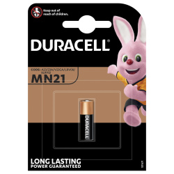 Батарейка Duracell алкалиновая, MN 21 (23 А), 1 шт, блистер с европодвесом