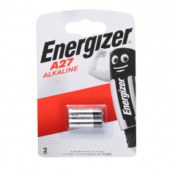 Батарейка Energizer алкалиновая, MN 27 (27 A), 2 шт, блистер с европодвесом