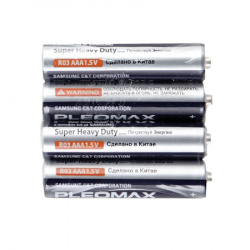 Батарейка Samsung Pleomax солевая, R03, 4 шт, без блистера