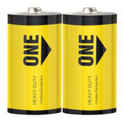 Батарейка Smart Buy ONE солевая, D (R20), 2 шт, без блистера