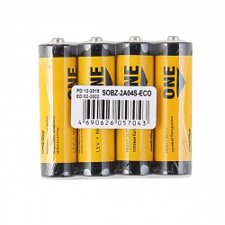 Батарейка Smart Buy ONE солевая, R06, 4 шт, без блистера