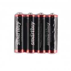 Батарейка Smart Buy Super Heavy Duty солевая, R06, 4 шт, без блистера