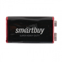 Батарейка SmartBuy солевая, 6F22, 1 шт, без блистера