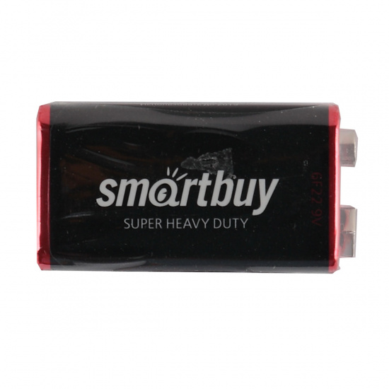 Батарейка SmartBuy солевая, 6F22, 1 шт, без блистера