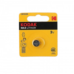 Батарейка Kodak литиевая, CR1225, 1 шт, блистер с европодвесом