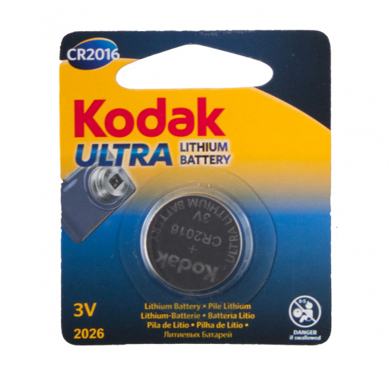 Батарейка Kodak литий CR2016 1*BL