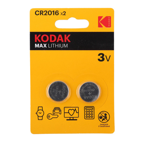 Батарейка Kodak литий CR2016 2*BL