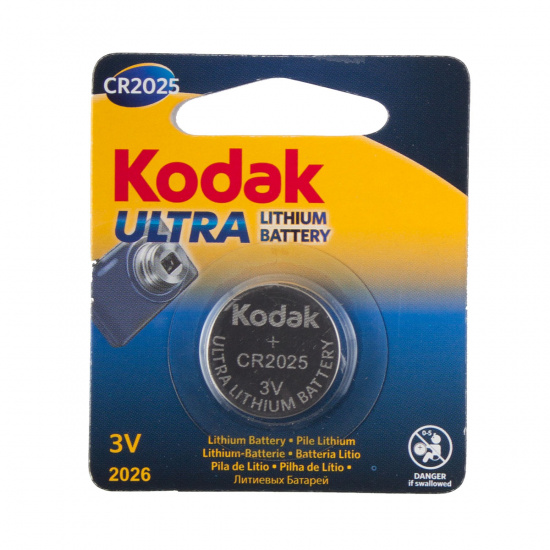 Батарейка Kodak литий CR2025 1*BL