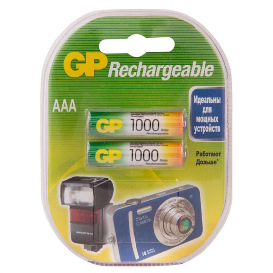 Аккумулятор GP R03 1000 AAАHC   2*BL