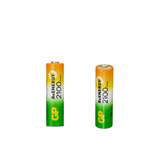 Аккумуляторы КОМПЛЕКТ (блистер 2 шт.) GP R06 2100 ReEnergy 100AAAHCRGY-2CRCB2